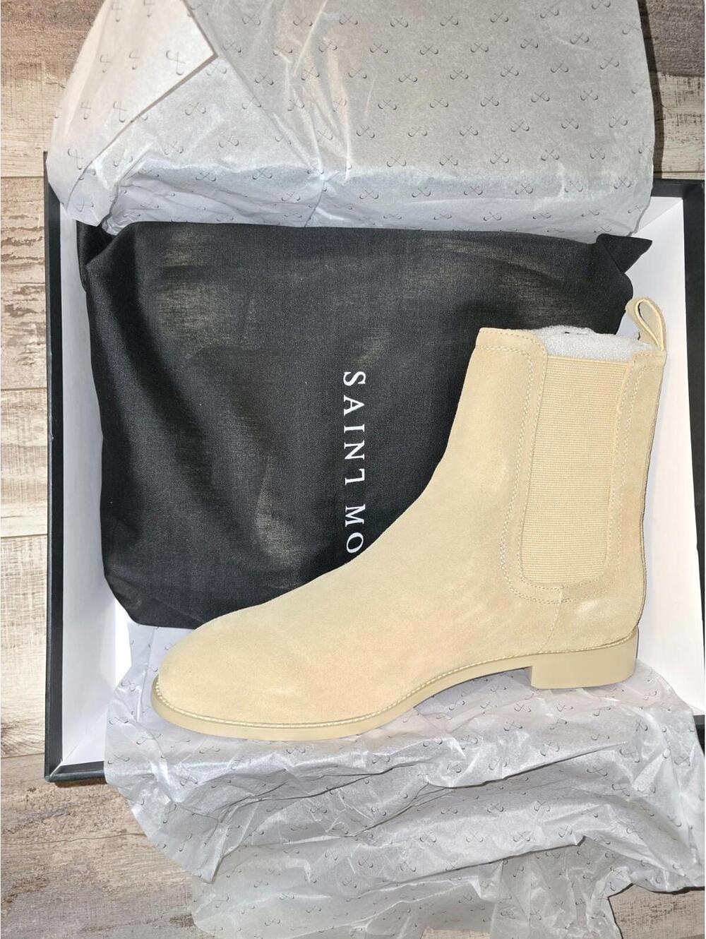 Saint Morta Chelsea Suede Leather Boots - BRAND NEW W/DUSTBAG IN BOX!  Mens 11